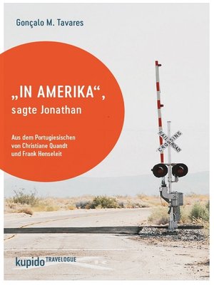 cover image of "In Amerika", sagte Jonathan